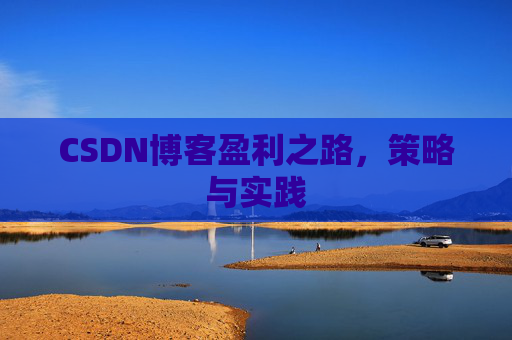 CSDN博客盈利之路，策略与实践